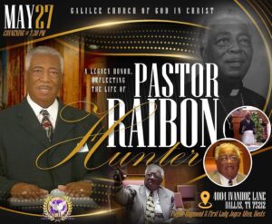 Pastor Hunter Legacy